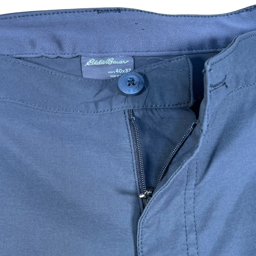 Eddie Bauer Men’s Tech Pant Golf Casual Dark Gray Nylon Blend 40 X 32 - Picture 3 of 13